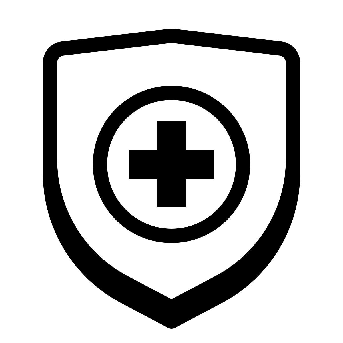 badges style 의료 보험 icon