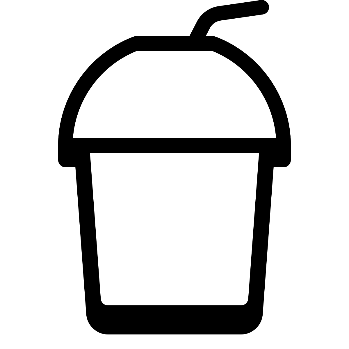 badges style milkshake icon