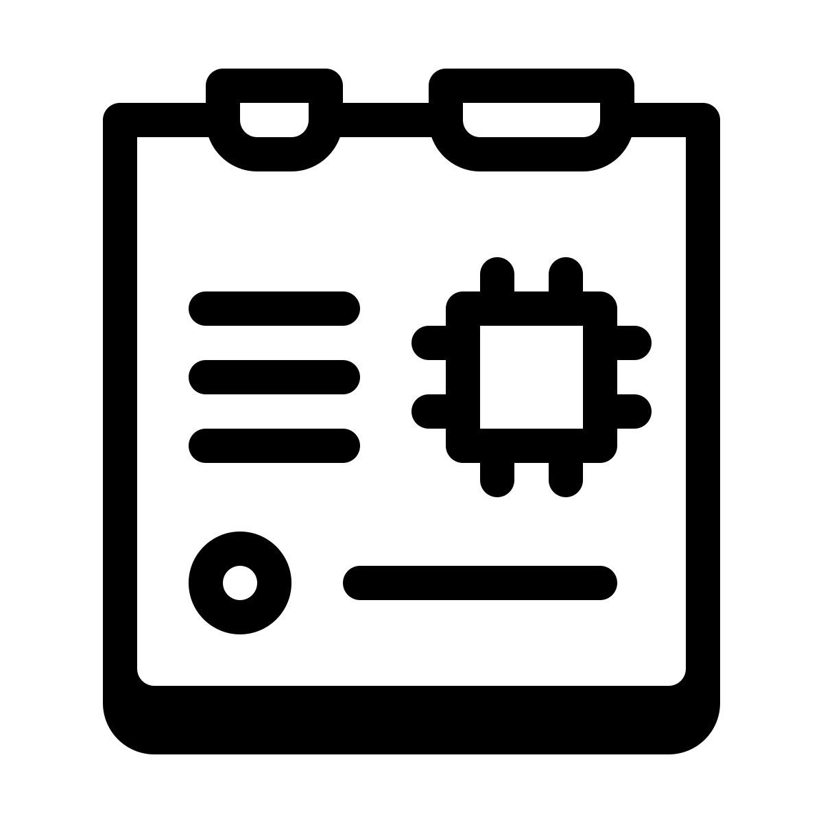 badges style motherboard icon