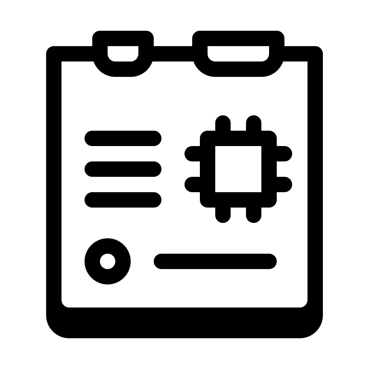 badges style motherboard icon