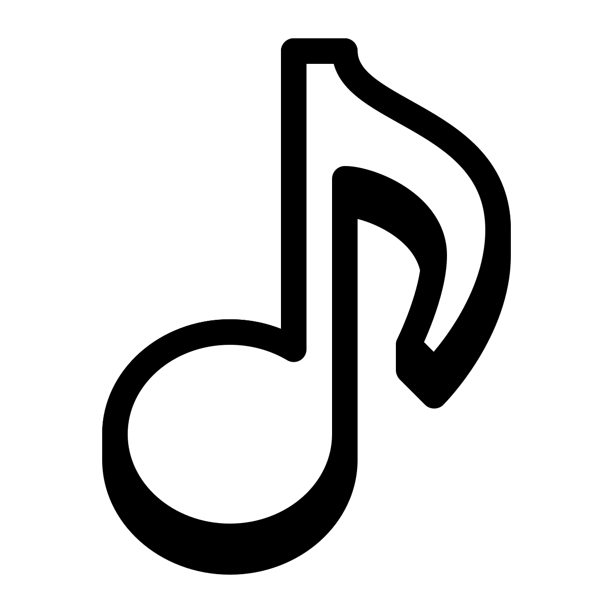 badges style music icon