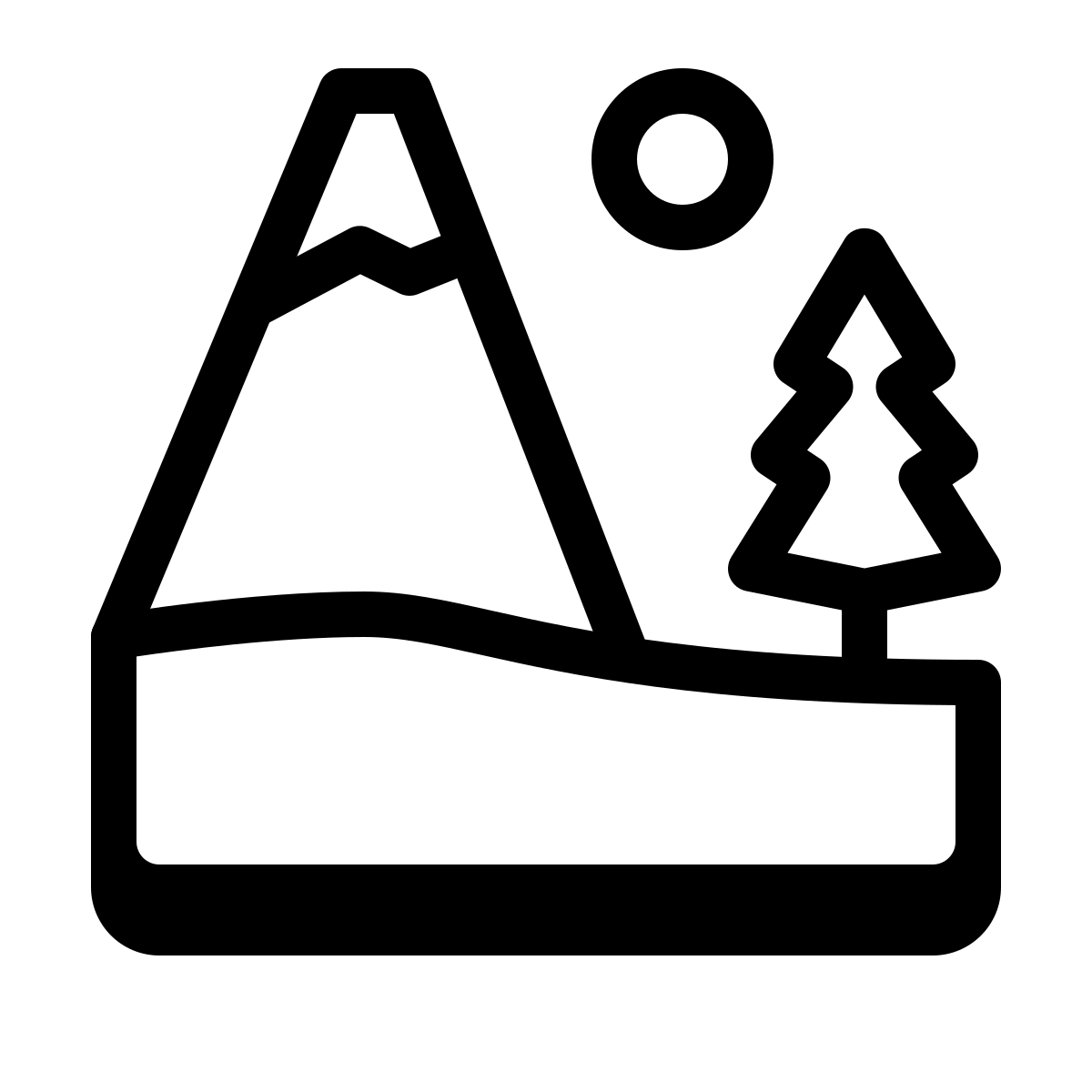 badges style national park icon