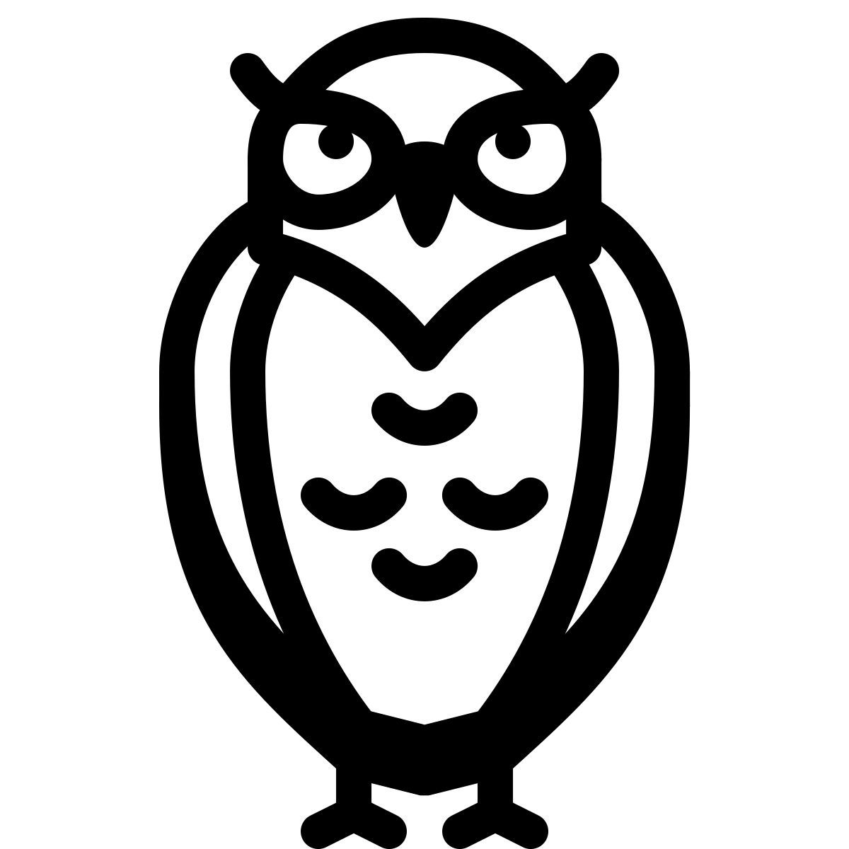 badges style 猫头鹰 icon