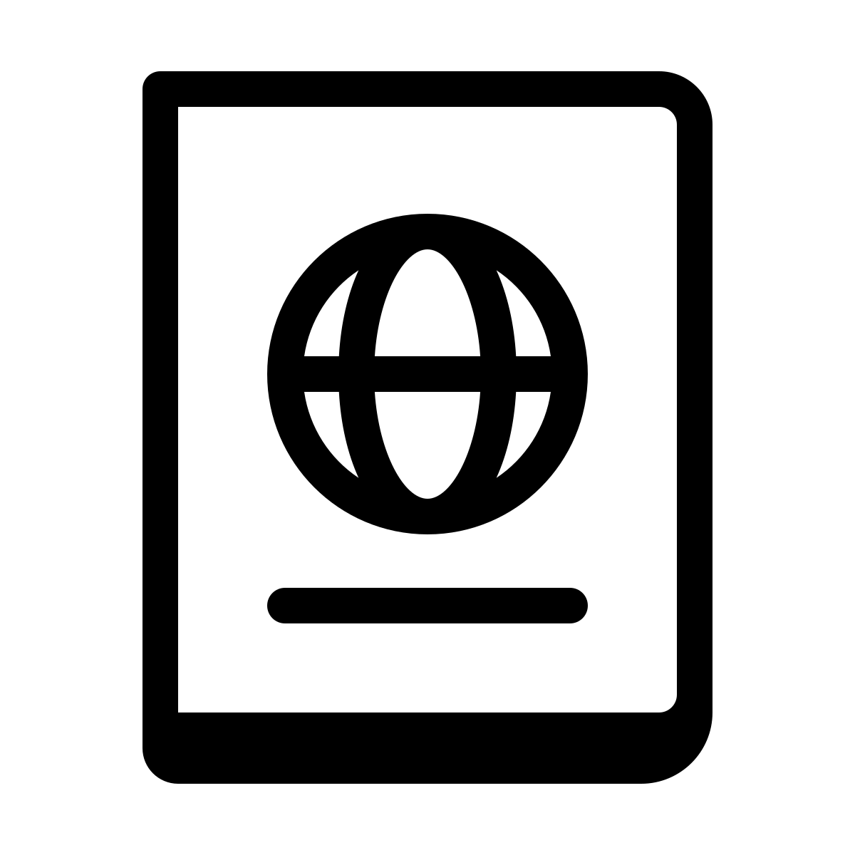 badges style passport icon