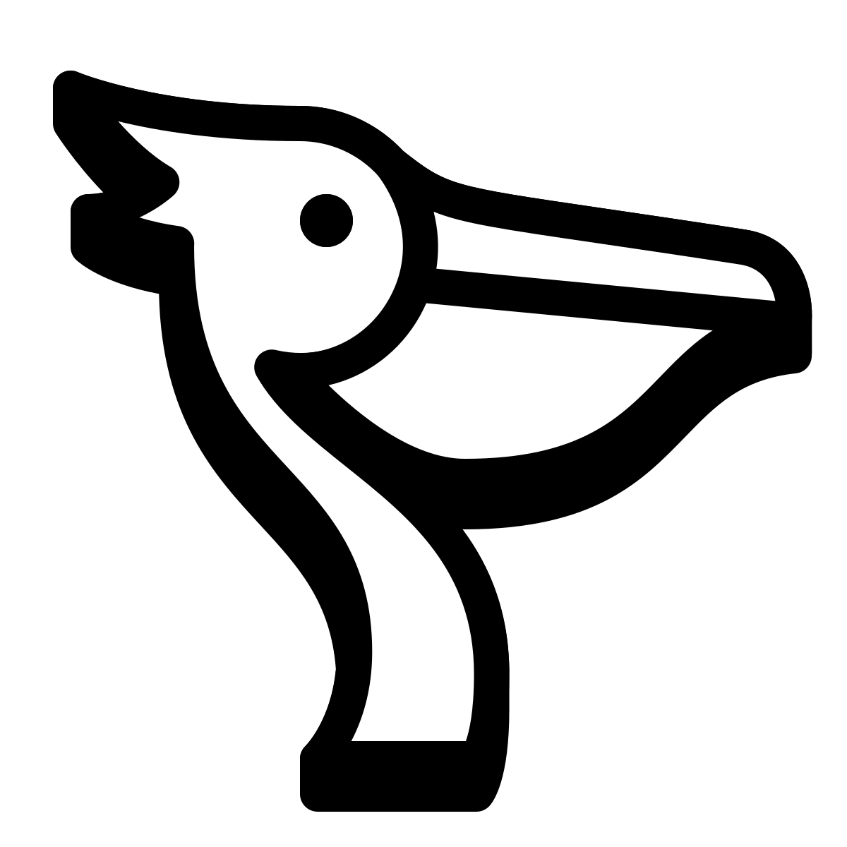 badges style pelican icon