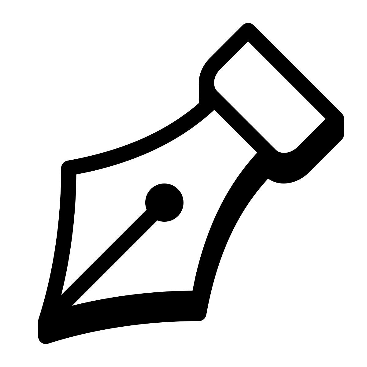 badges style 펜 icon