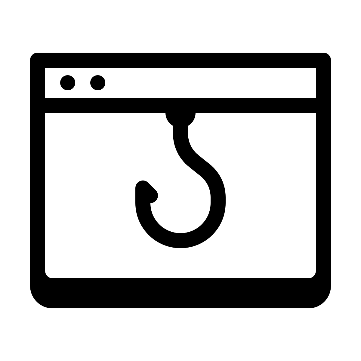 badges style phishing icon
