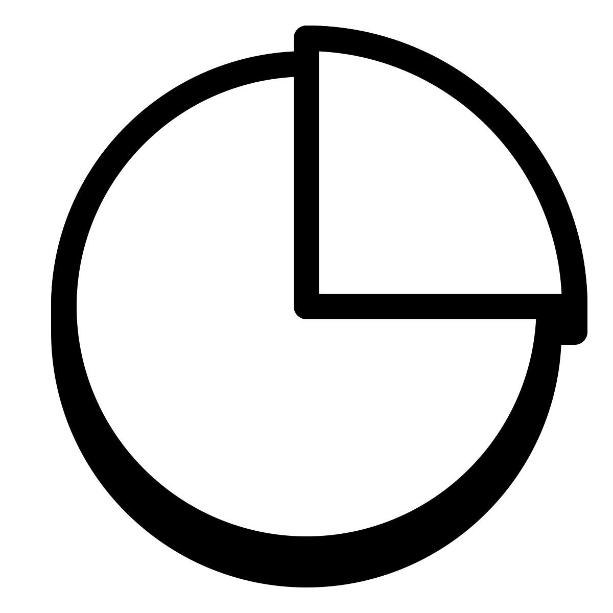 badges style grafico a torta icon