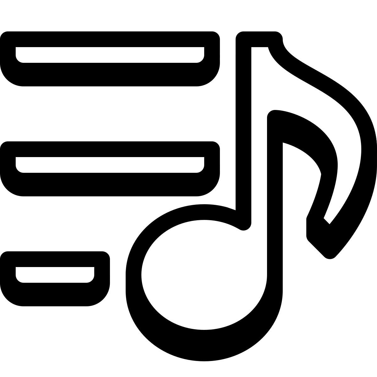 badges style wiedergabeliste icon