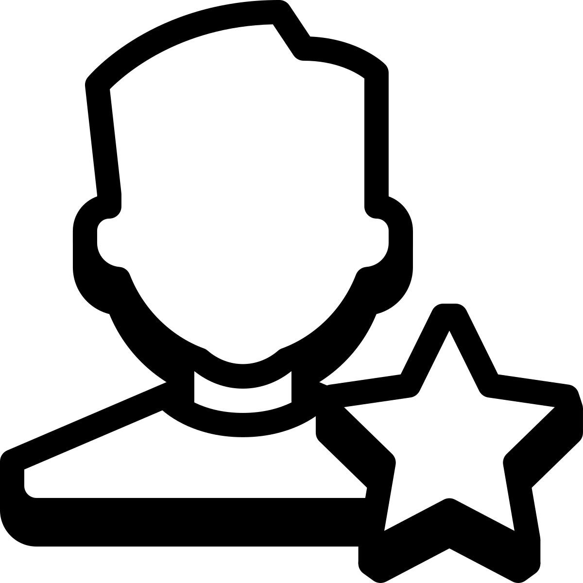 badges style populärer mann icon