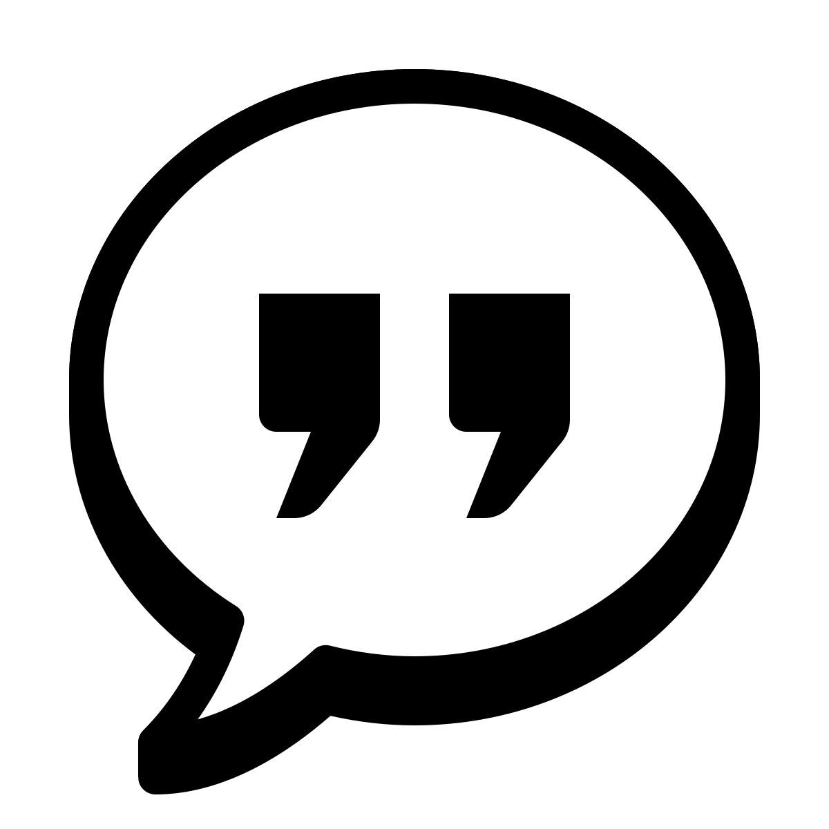 badges style zitat icon