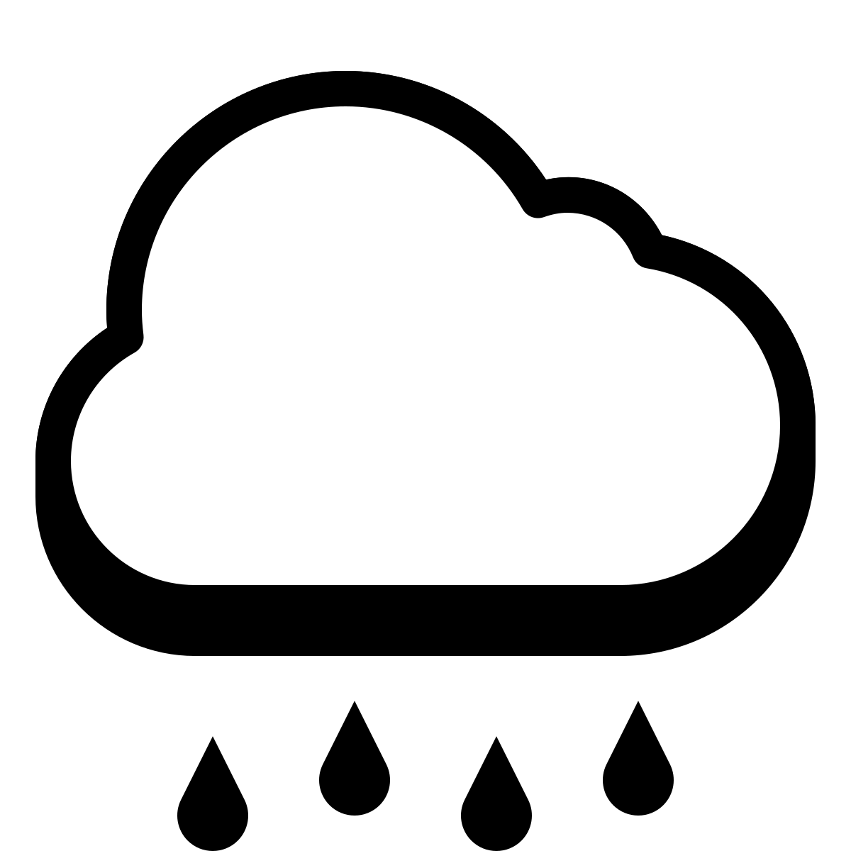 badges style rain icon