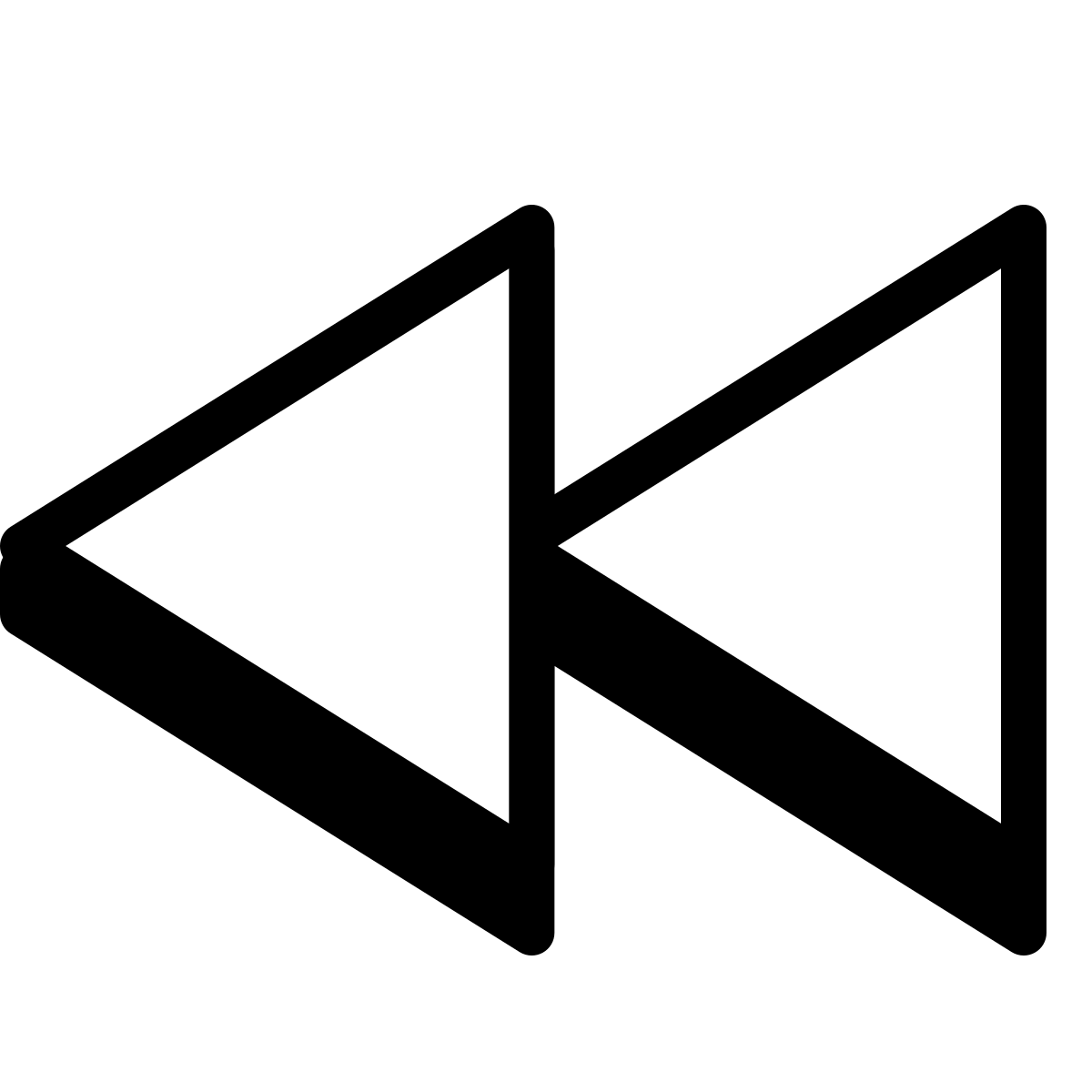 badges style rewind icon