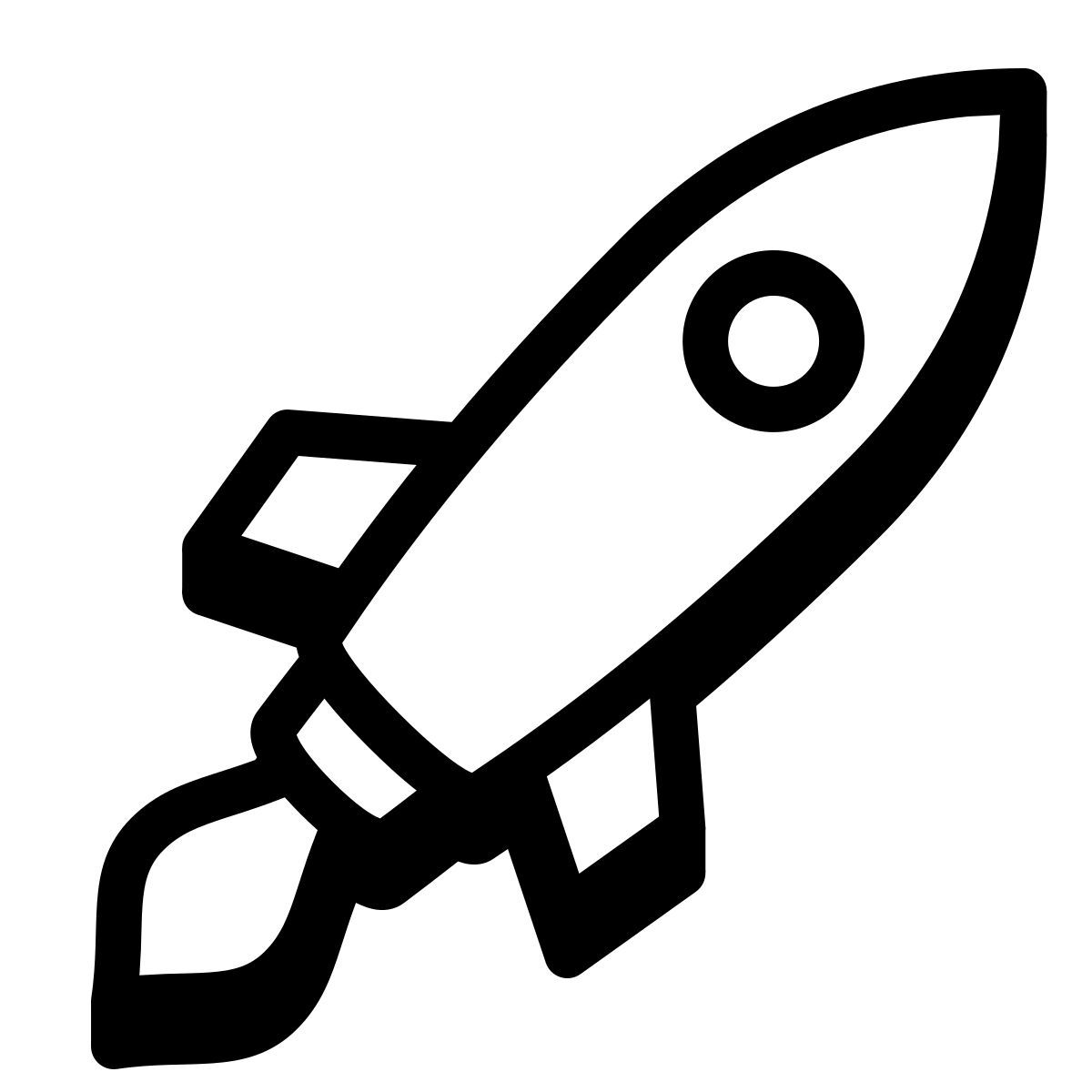 badges style fusée icon