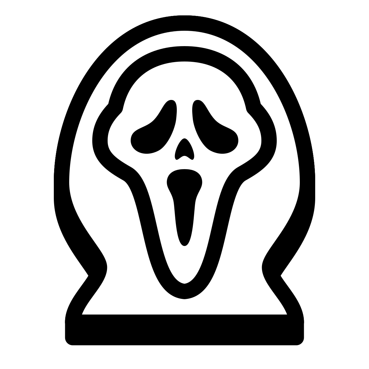 badges style scream icon