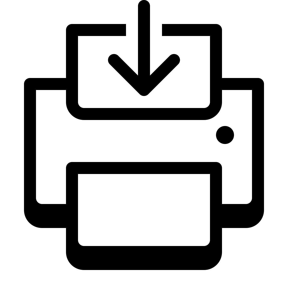 badges style envoyer à l'imprimante icon