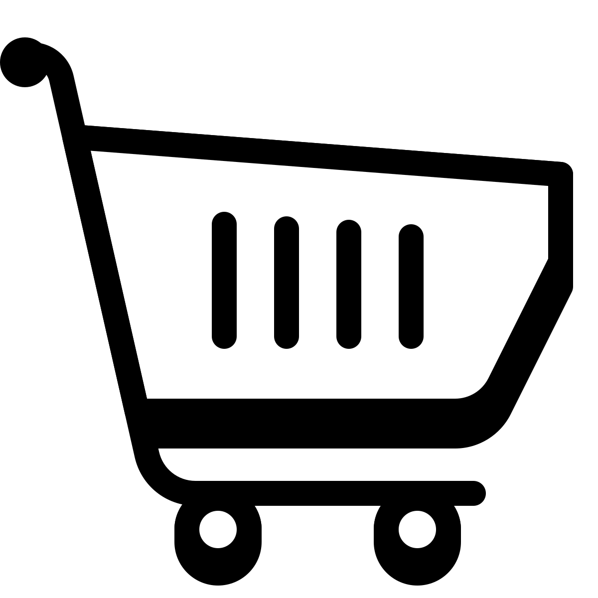 badges style shopping cart icon