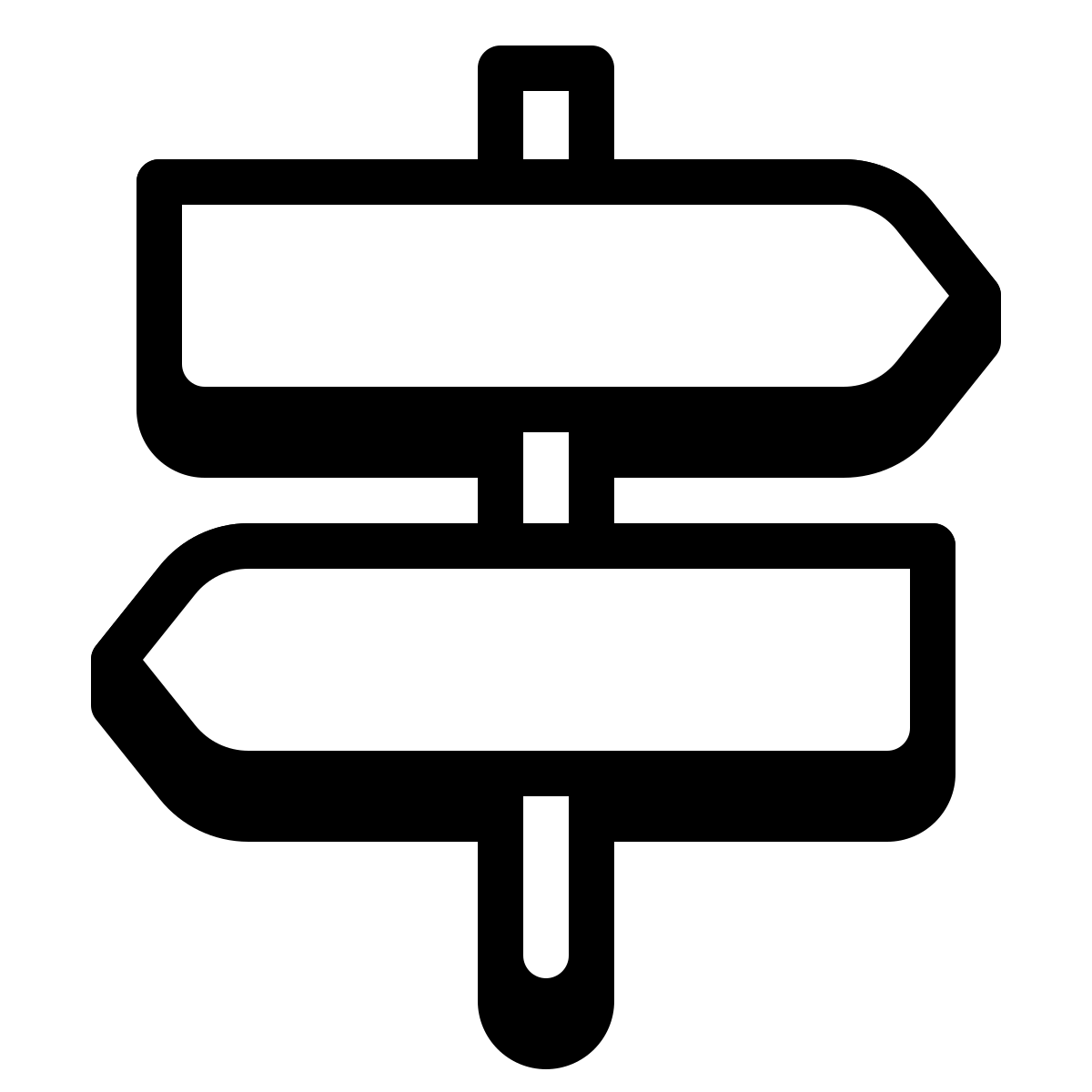 badges style signpost icon