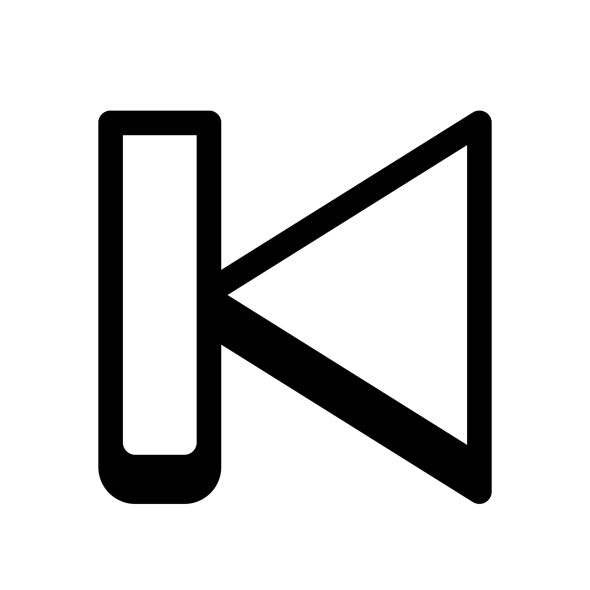 badges style skip to start icon