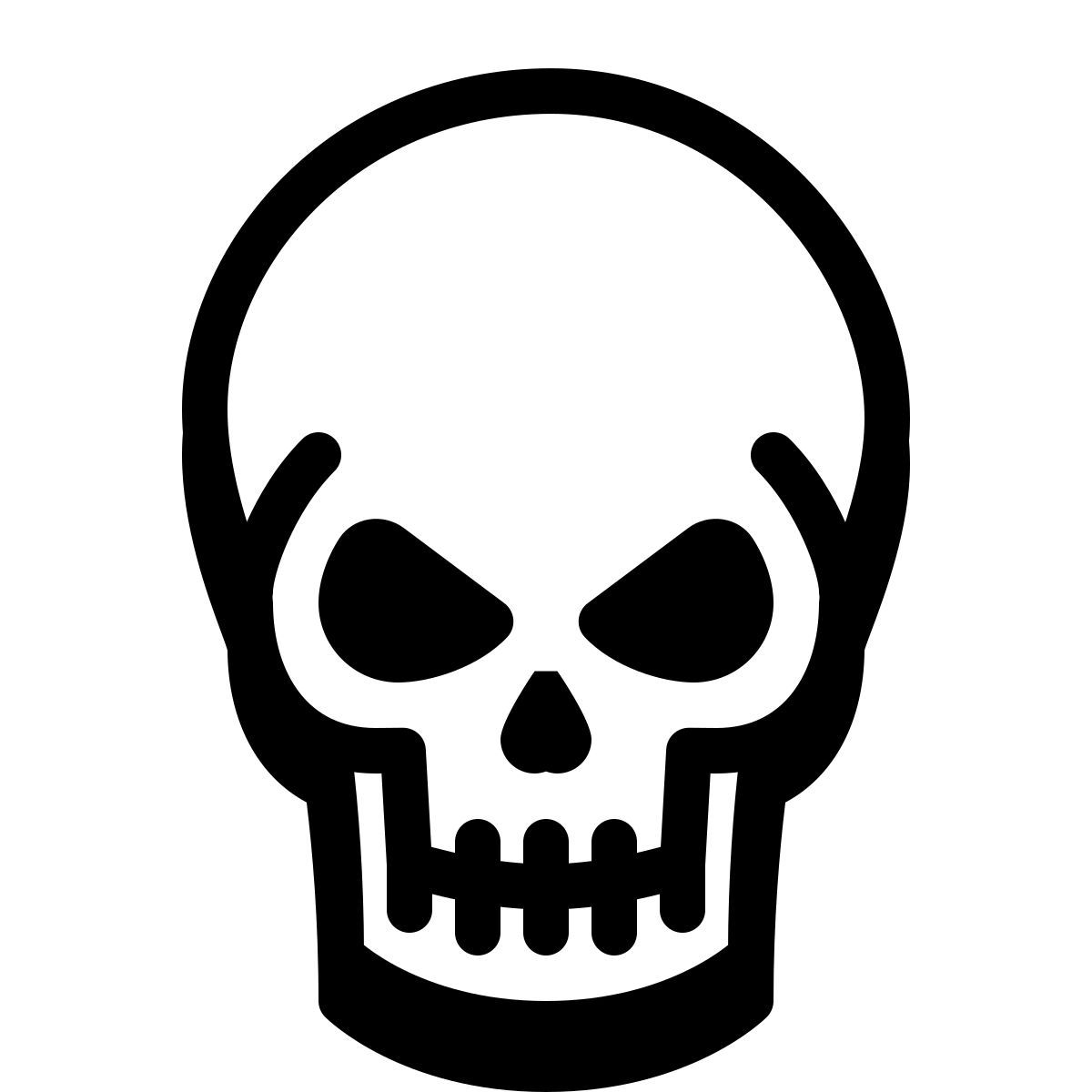 badges style schädel icon