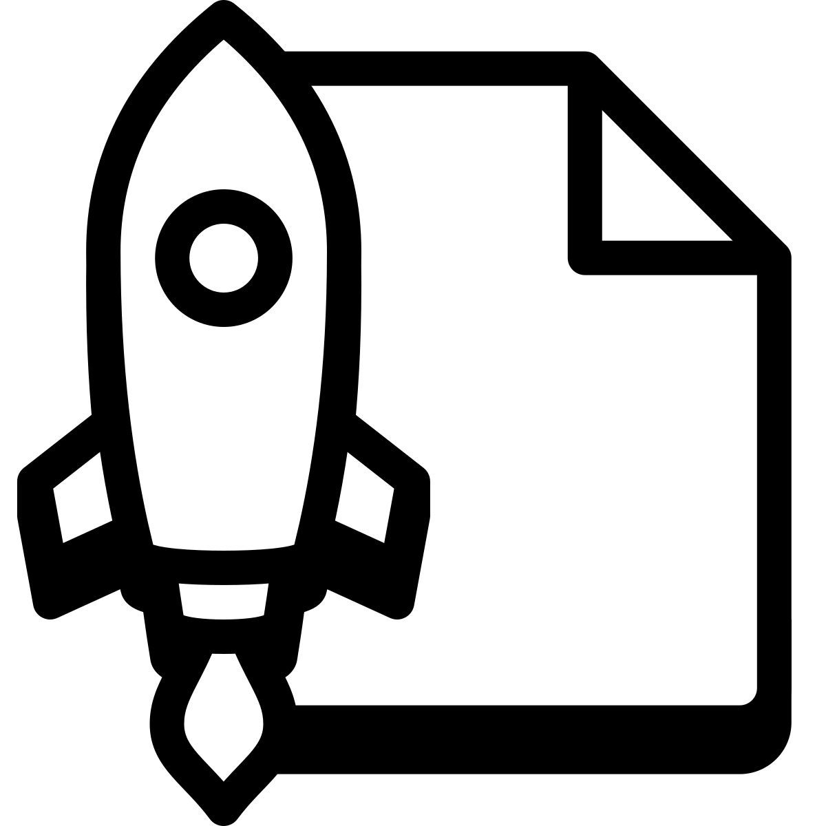 badges style lancé rocket 1 icon