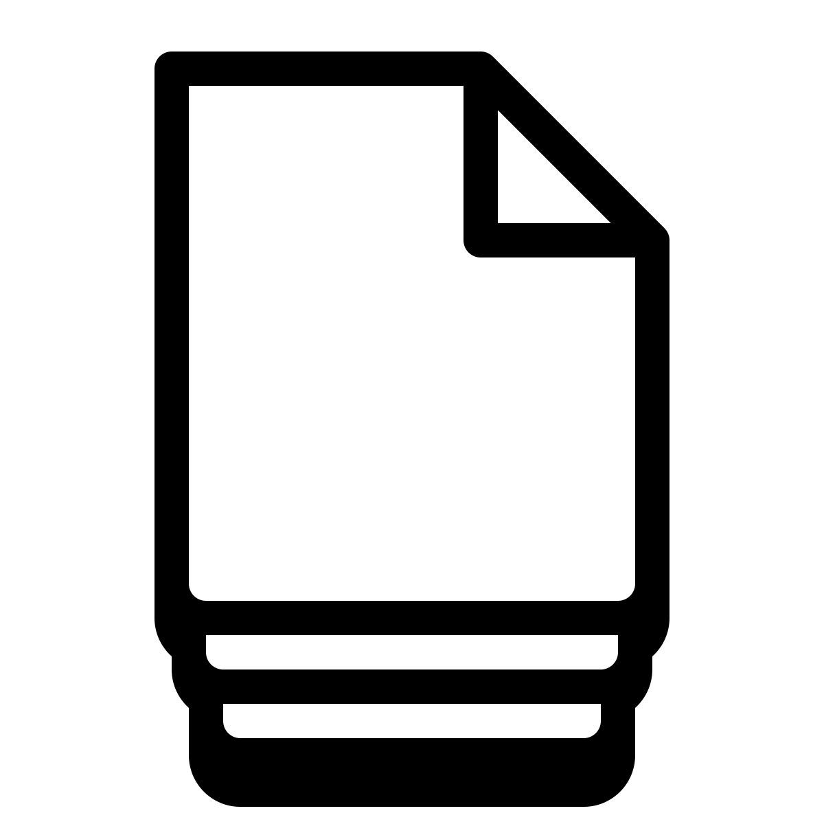 badges style pilha de papel icon