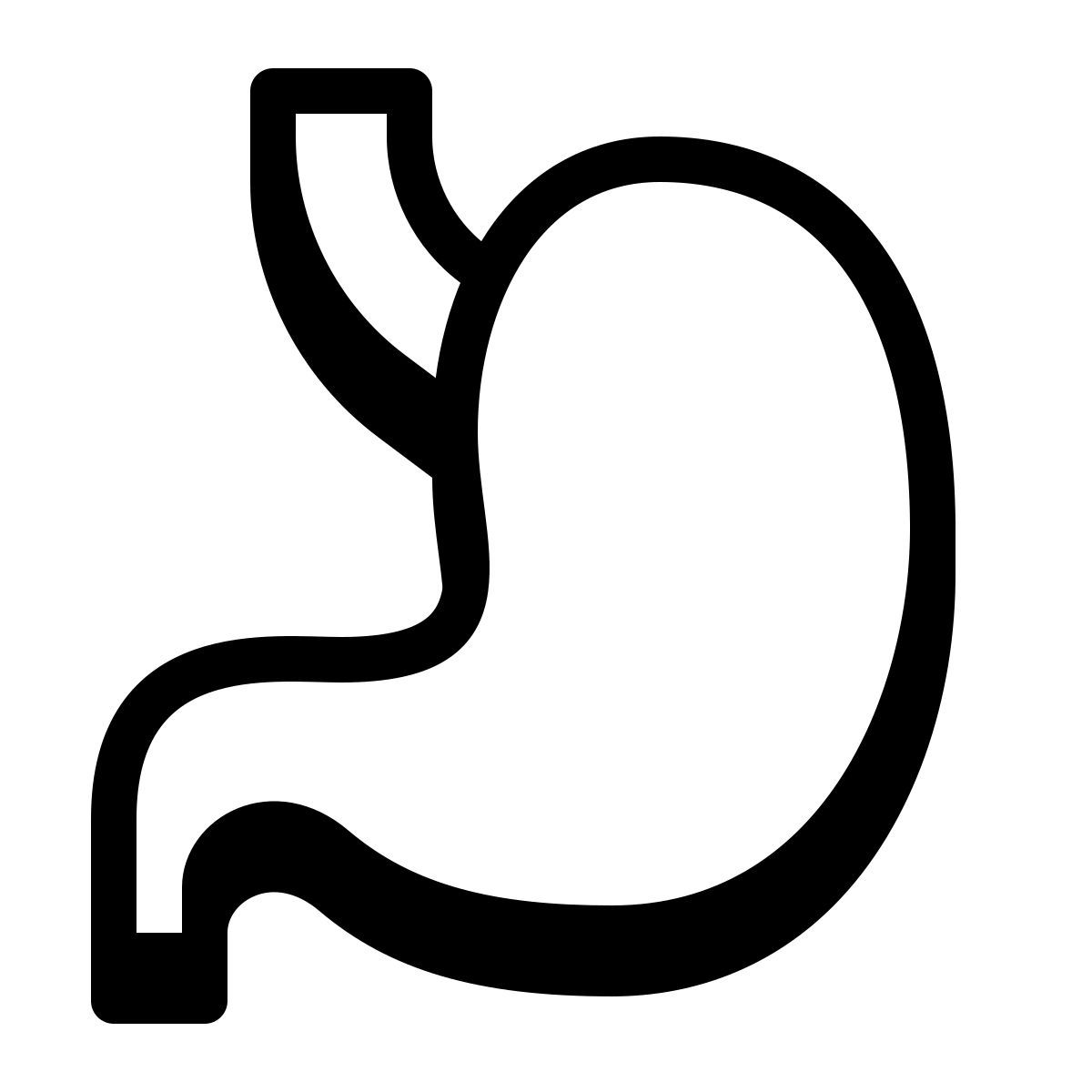 badges style stomach icon