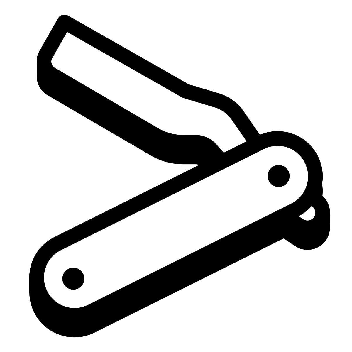 badges style straight razor icon