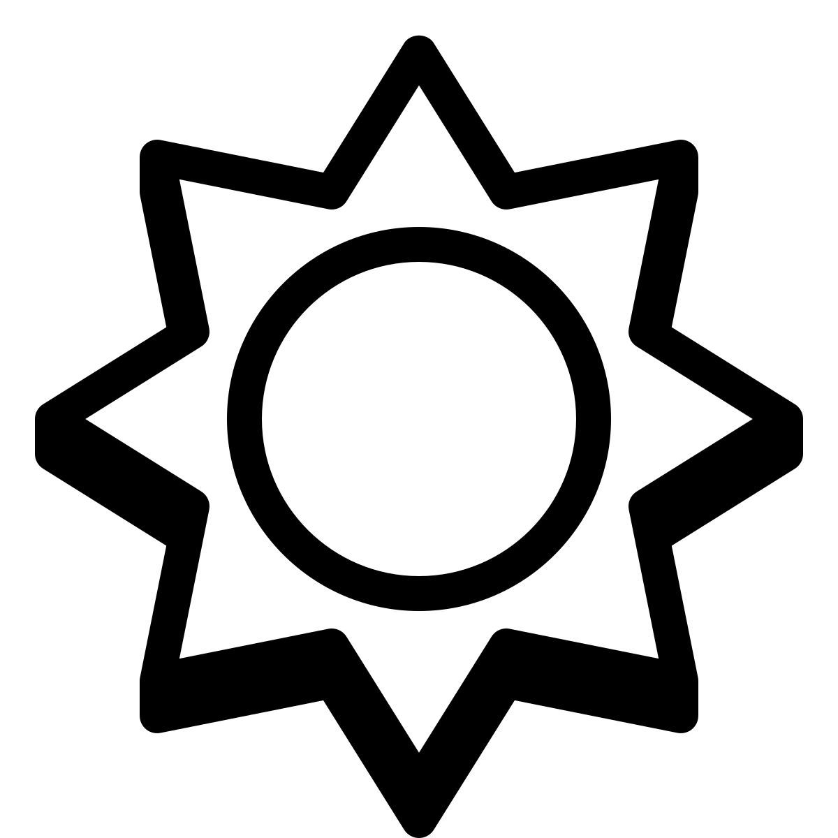 badges style summer icon