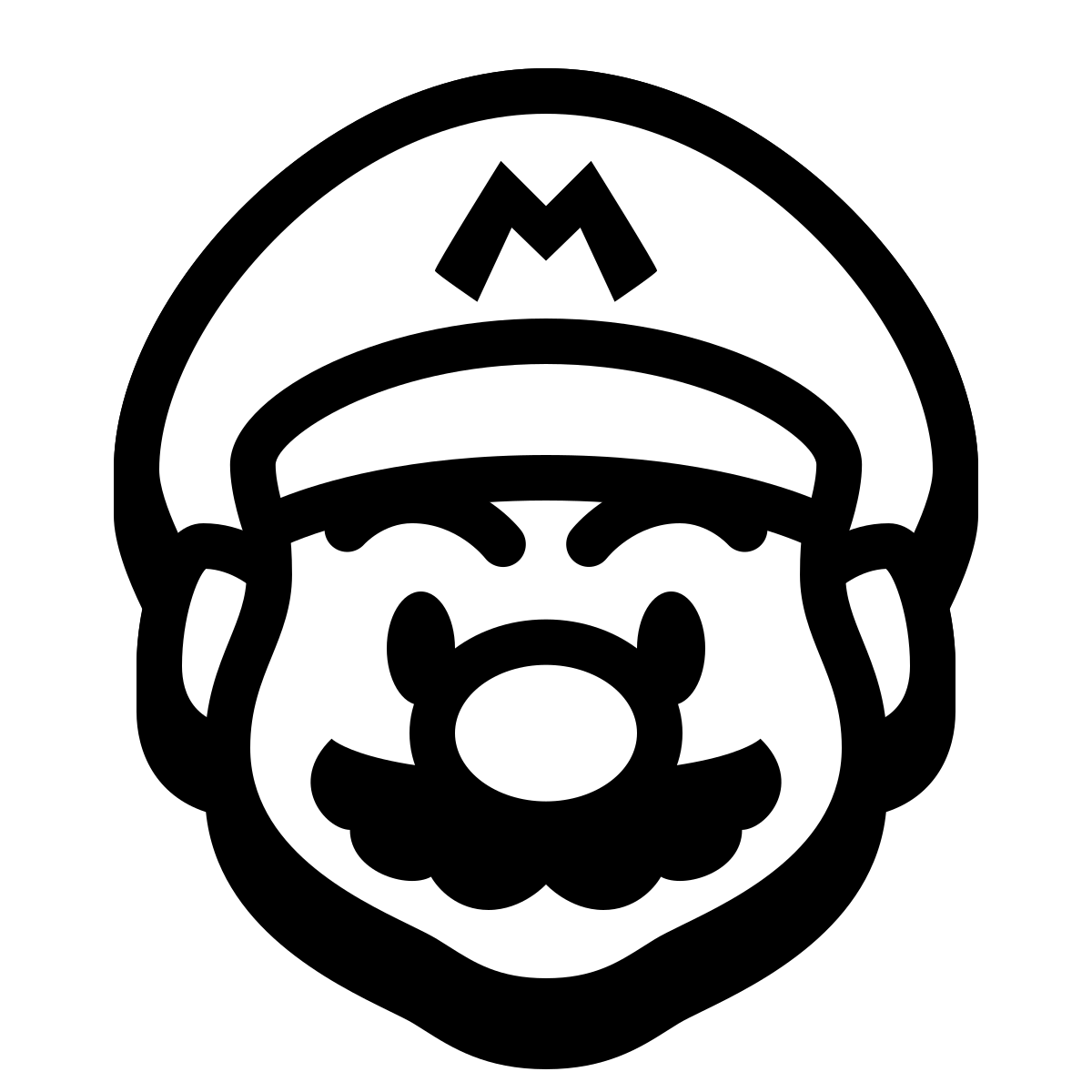 badges style super mario icon