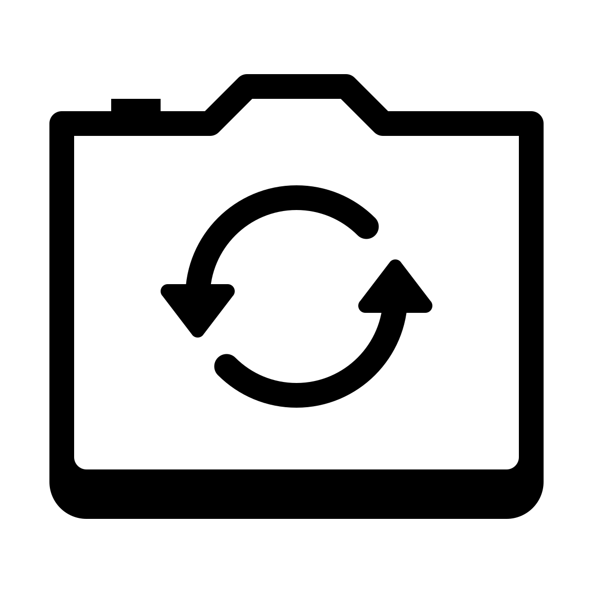 badges style switch camera icon
