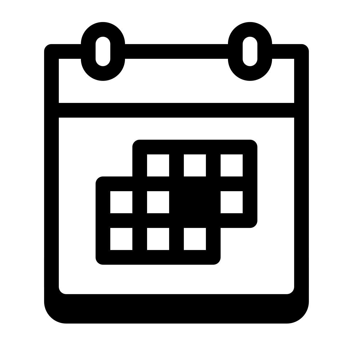 badges style calendrier détachable icon