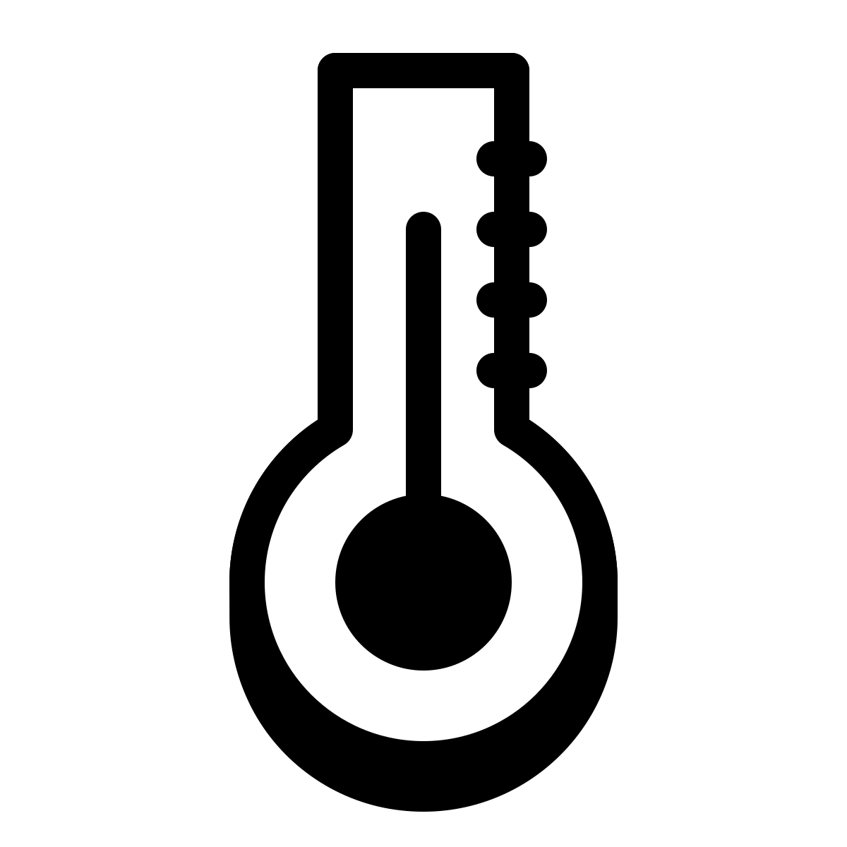 badges style temperature icon