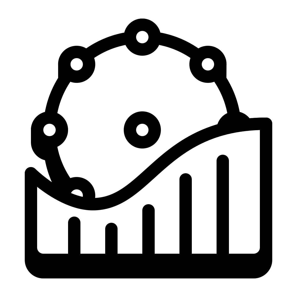 badges style theme park icon