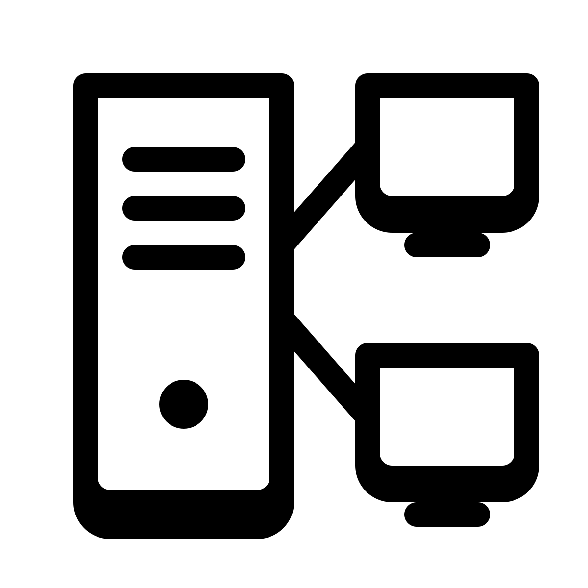 badges style thin client icon
