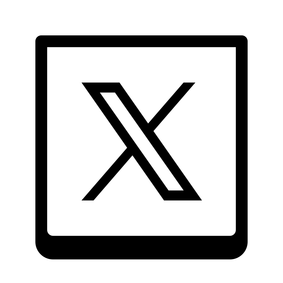 badges style twitterx icon