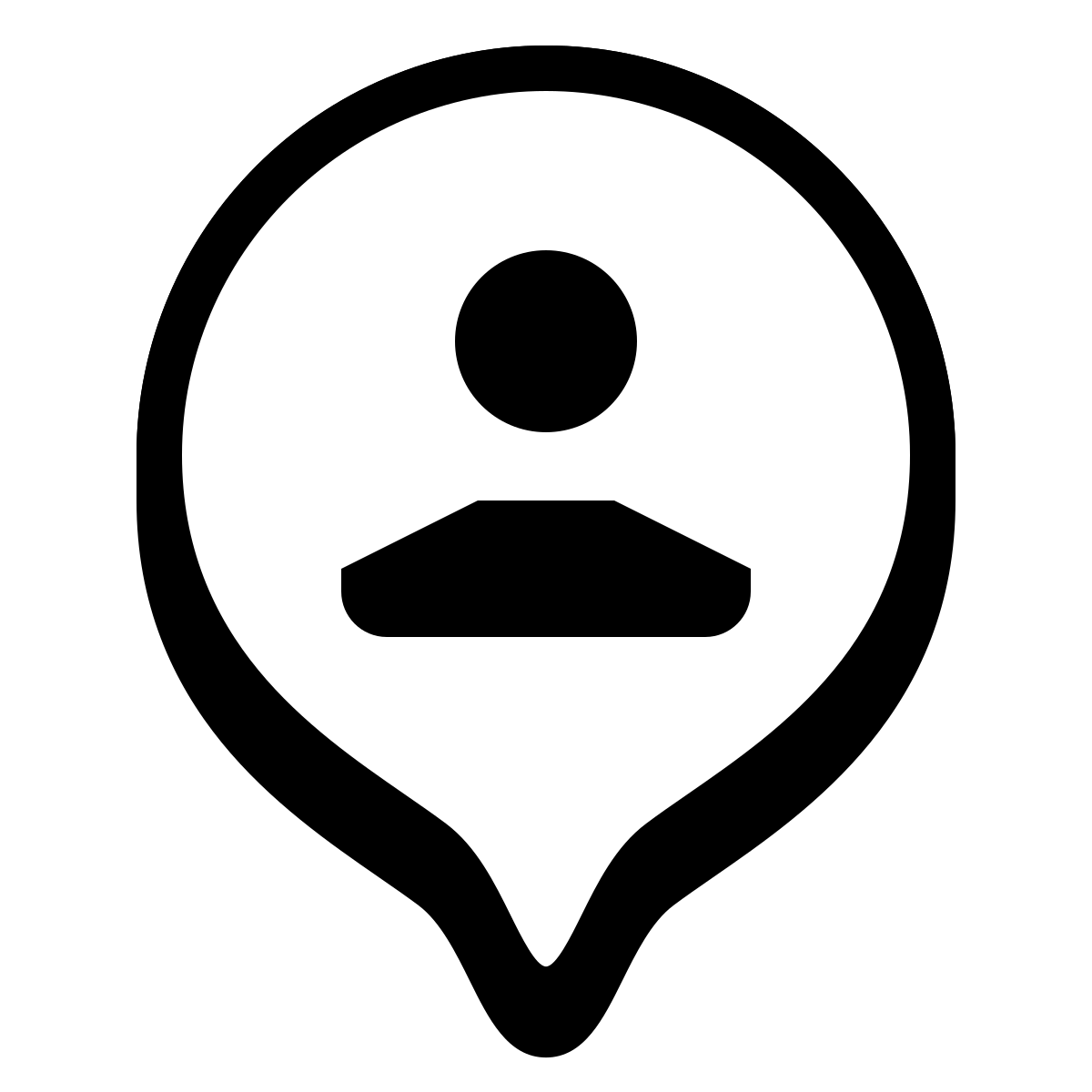 badges style user location icon