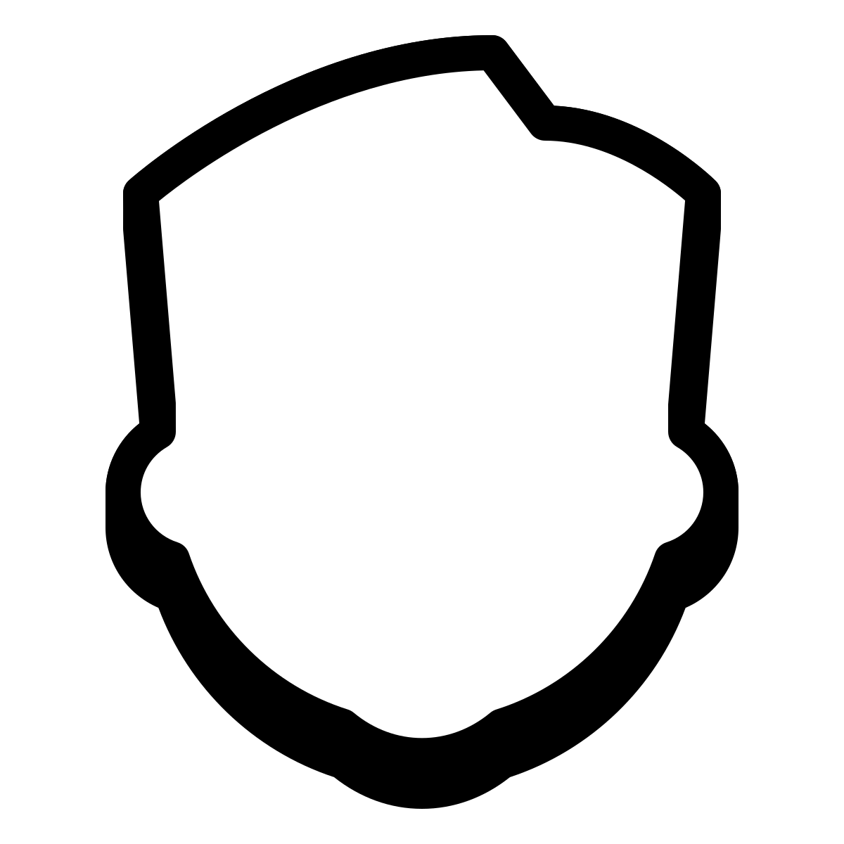 badges style user male icon