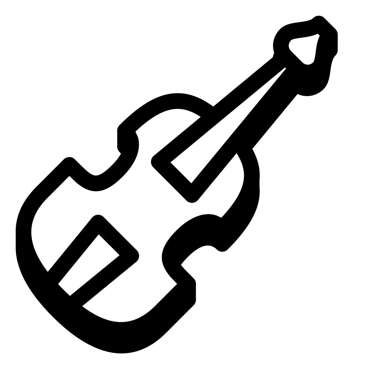 badges style geige icon