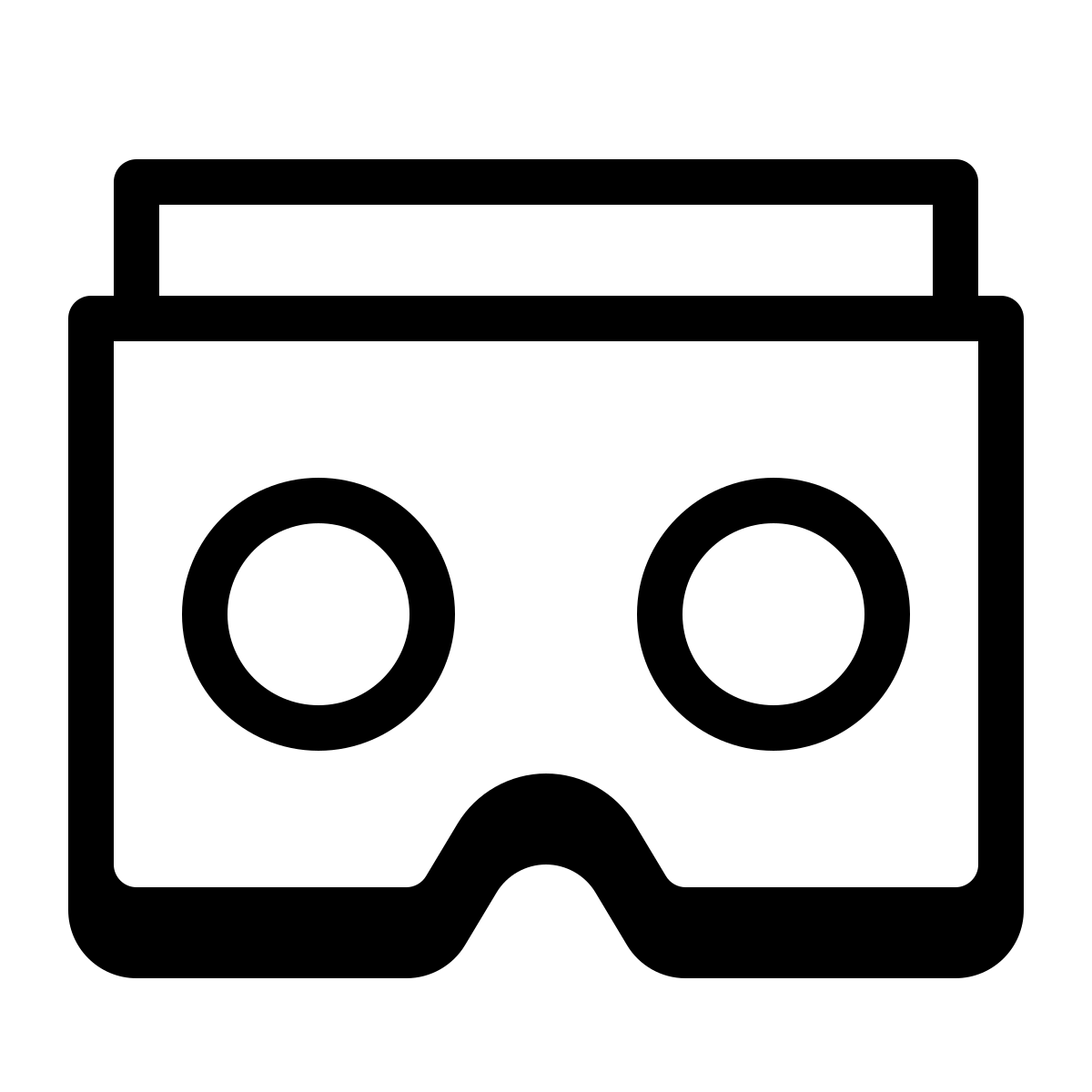 badges style virtual reality icon