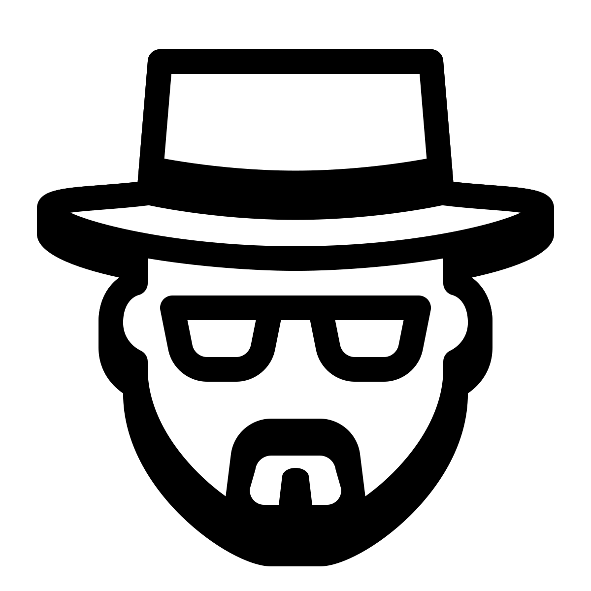 badges style walter white icon