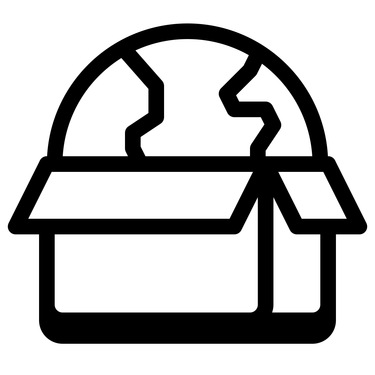 badges style worldwide delivery icon