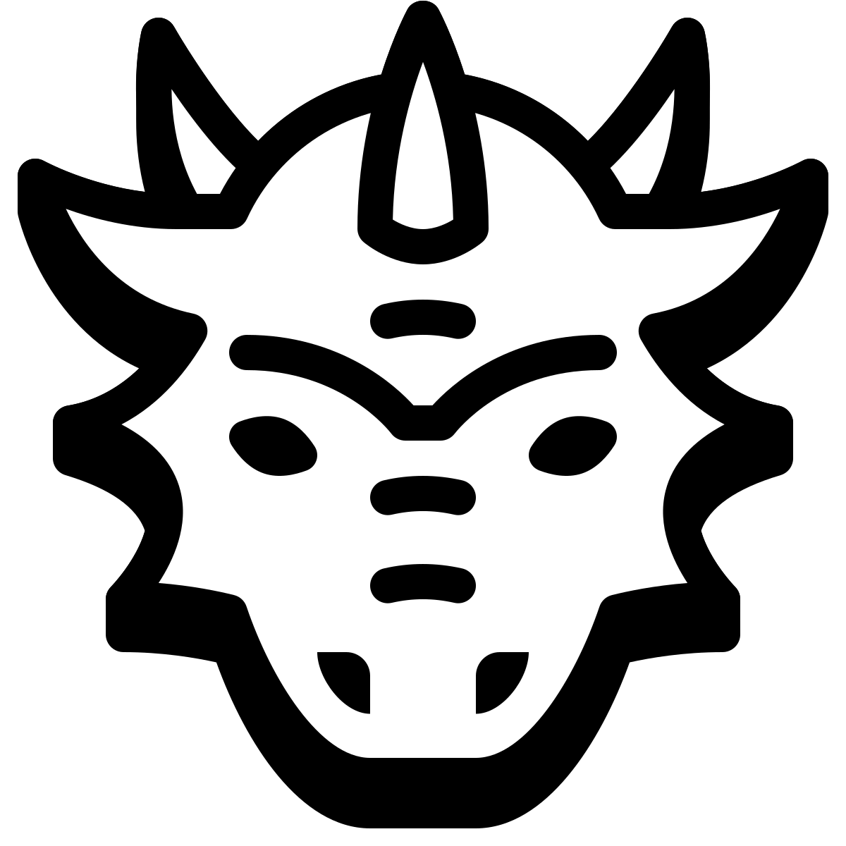 badges style year of dragon icon