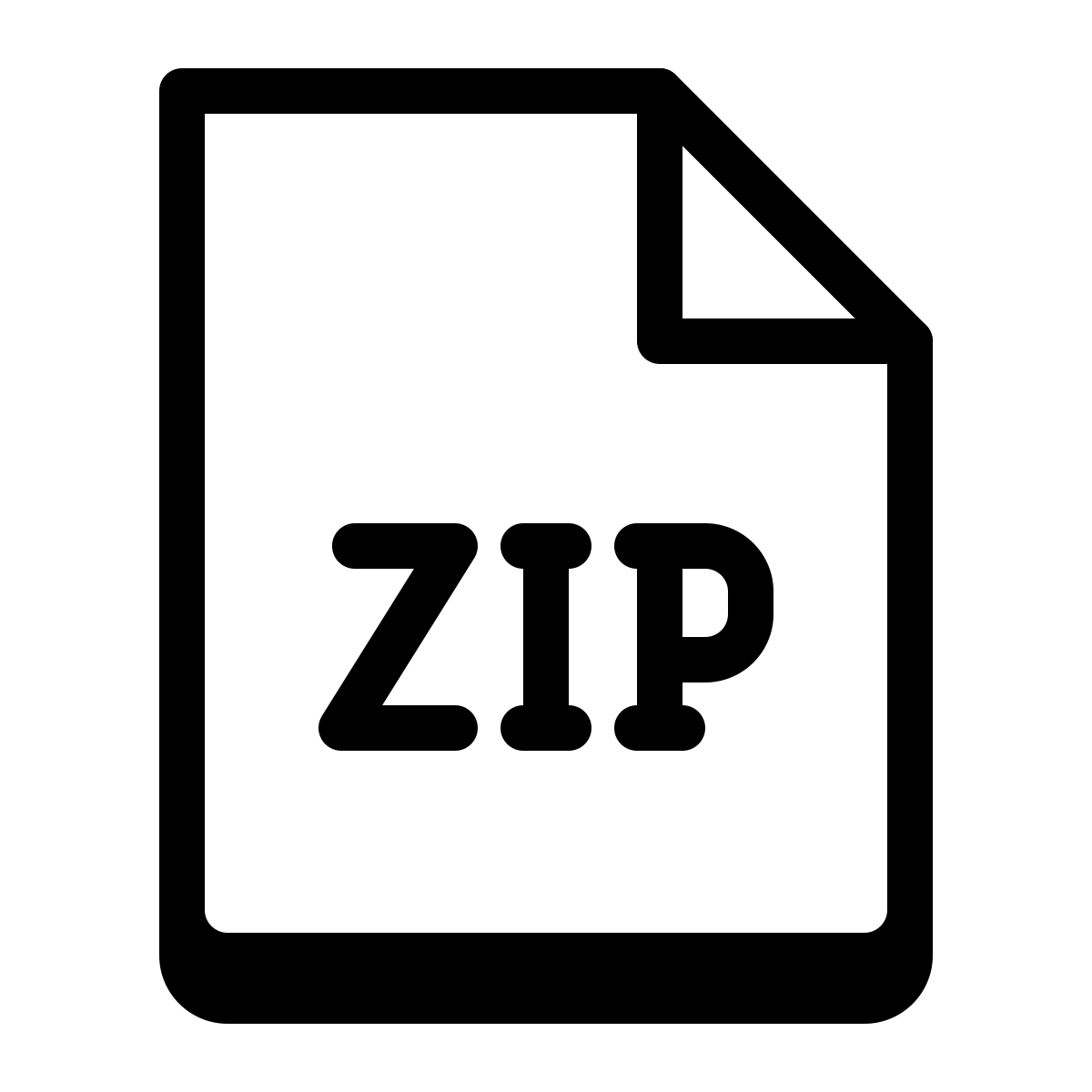 badges style zip icon