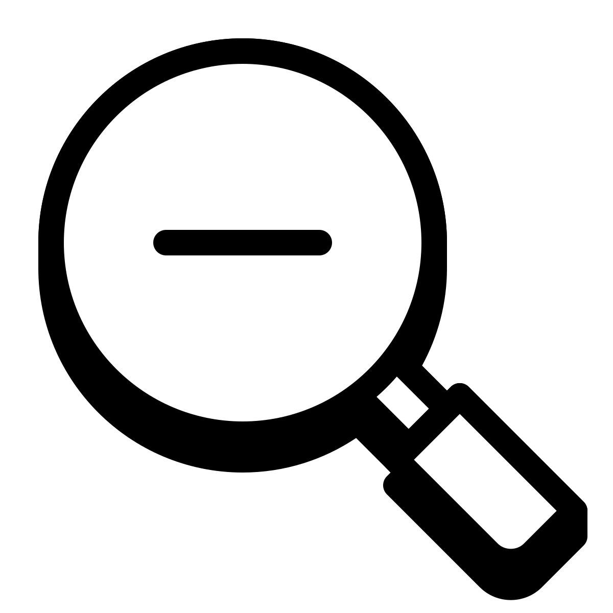 badges style zoom out icon