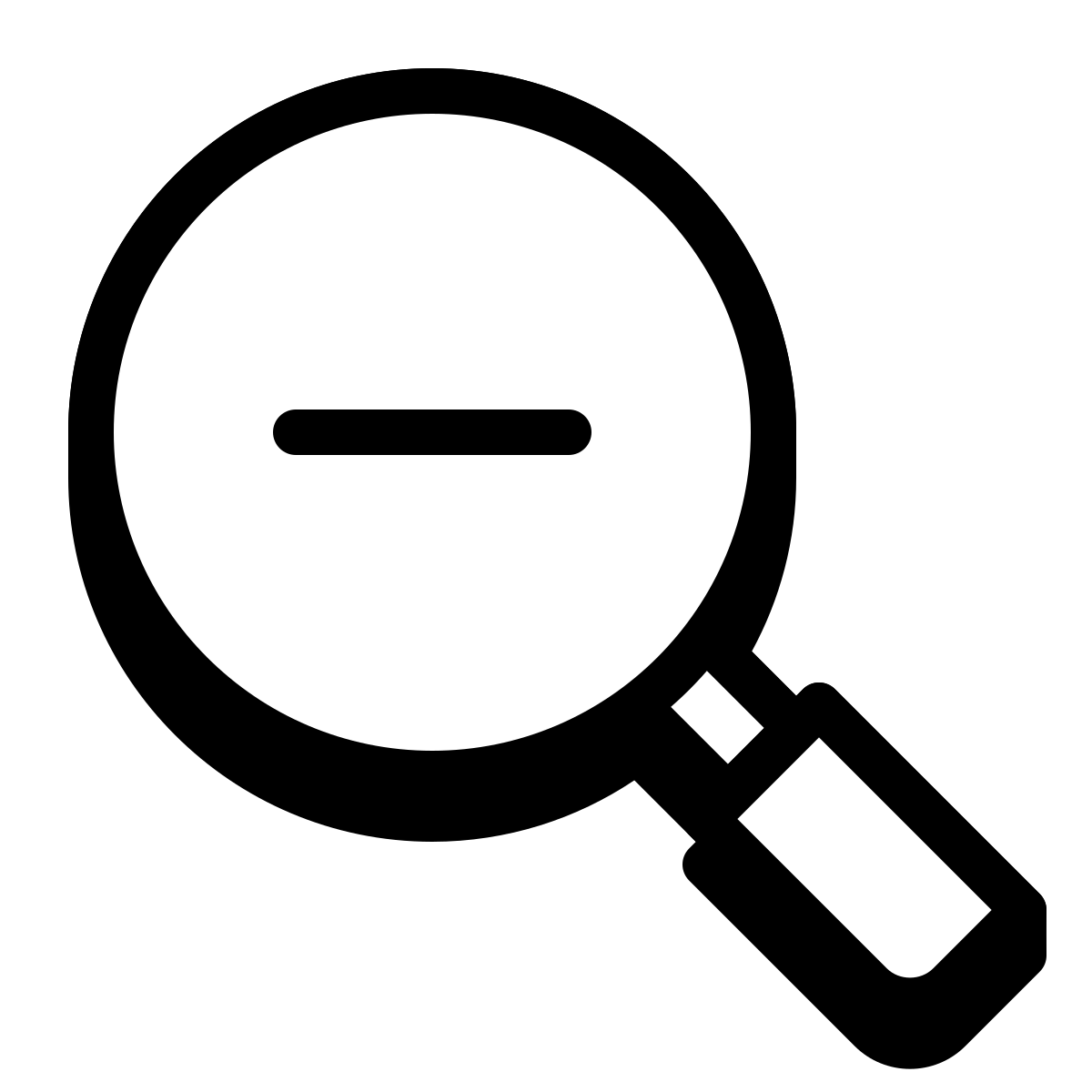 badges style zoom out icon