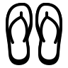 flip flops icon