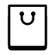 shopping bag icon