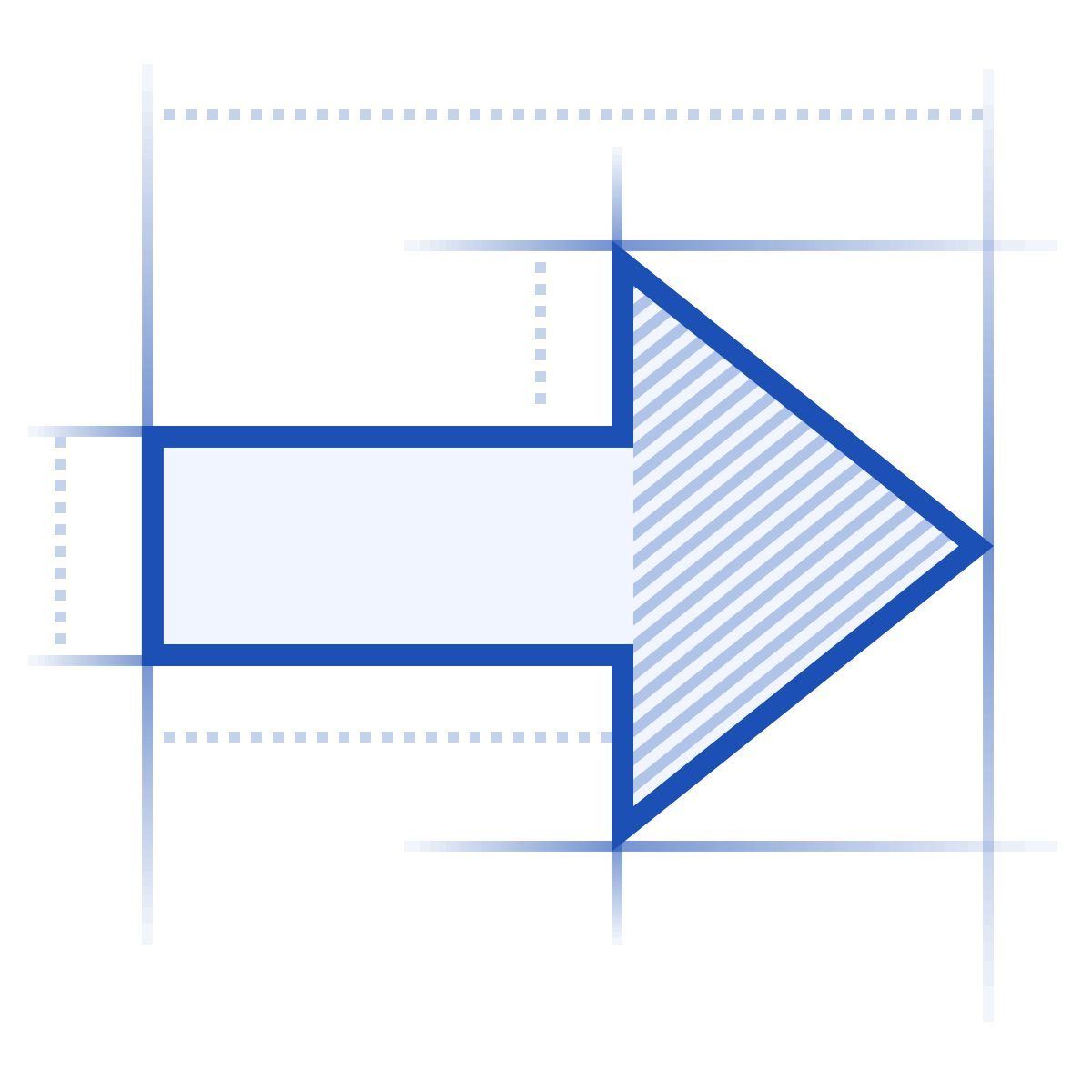 blueprint 风格 箭头 图标