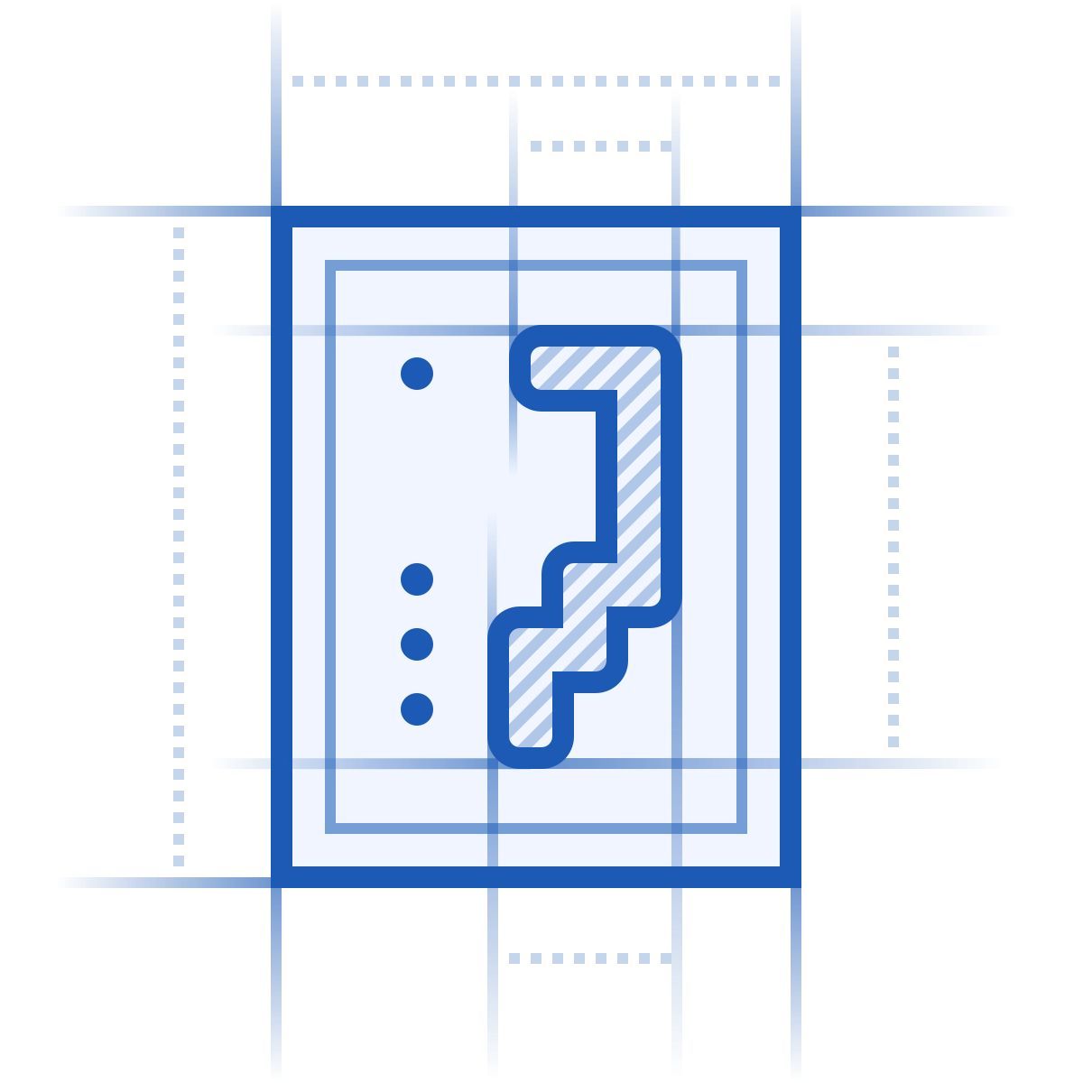 icona automatic gearbox blueprint stile